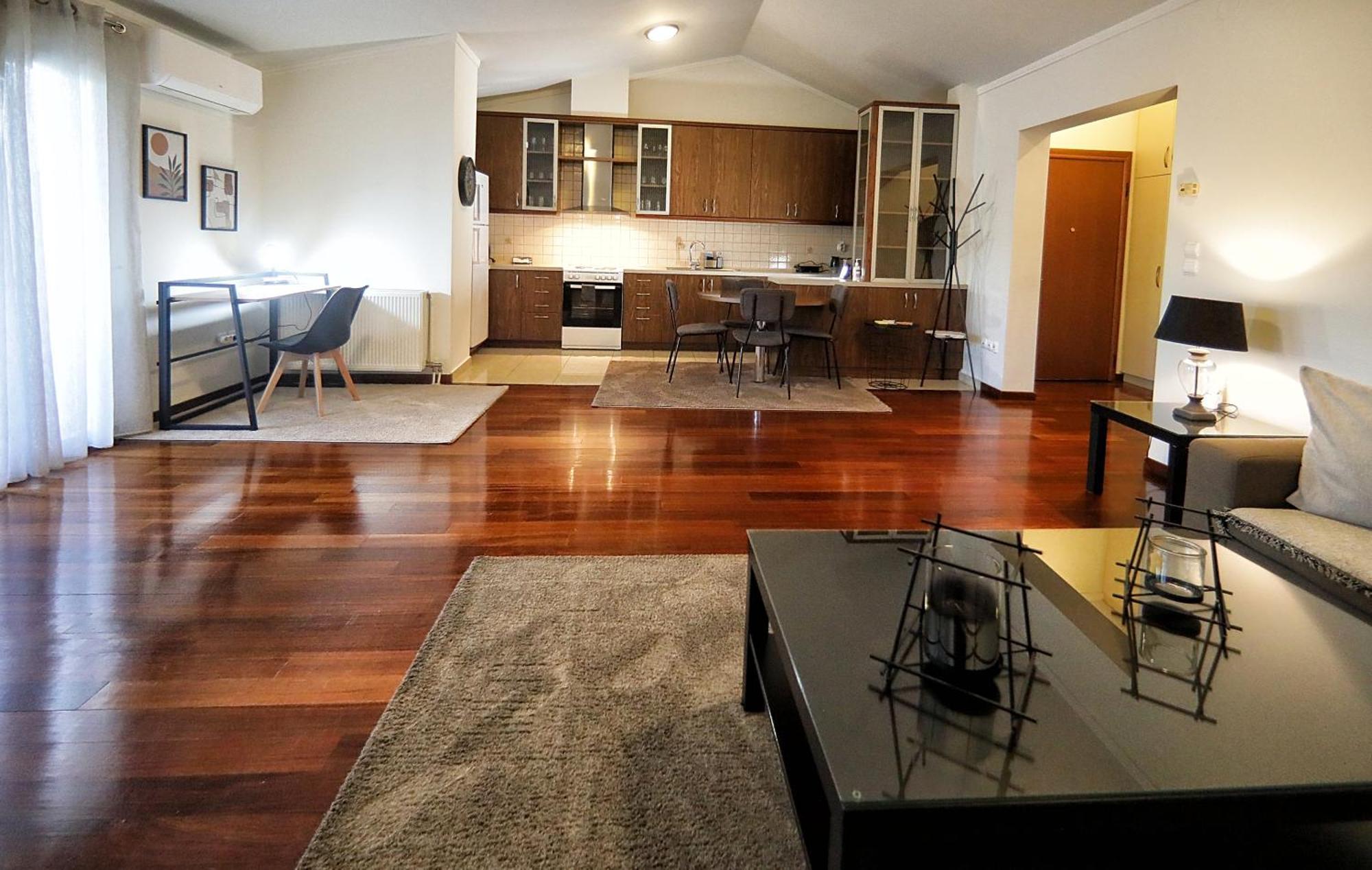 Swan Lake Front Apartment Kastoria Bagian luar foto