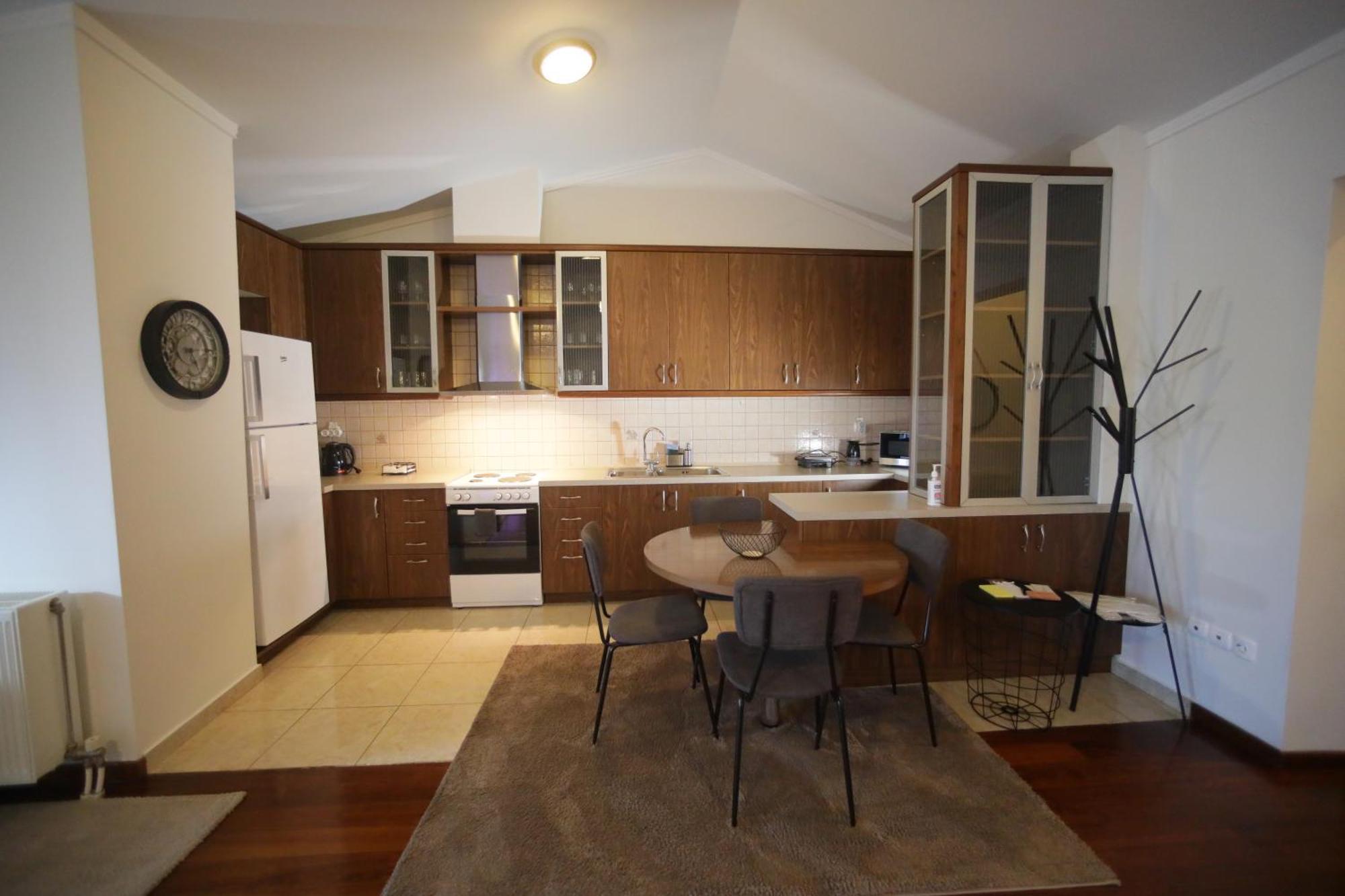 Swan Lake Front Apartment Kastoria Bagian luar foto